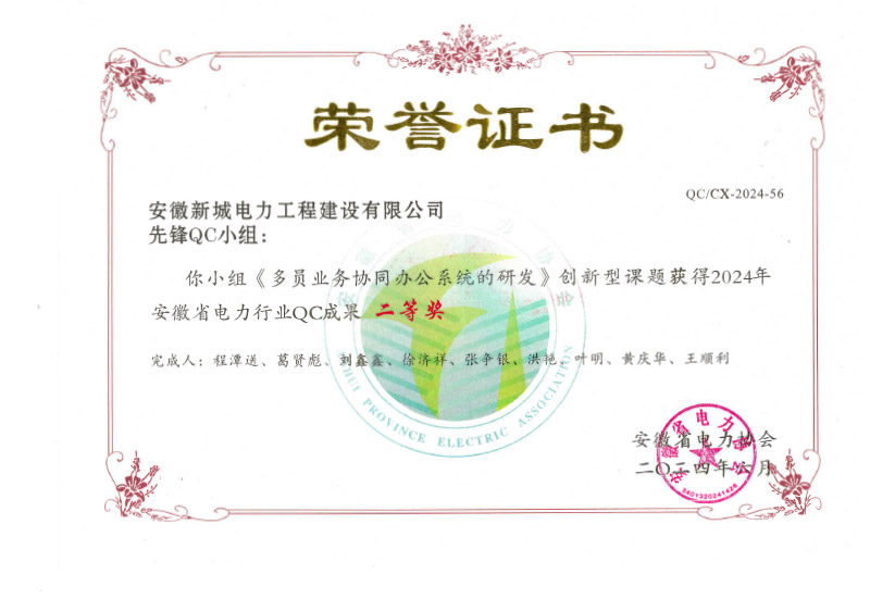 多元業務辦公系統研發二等獎